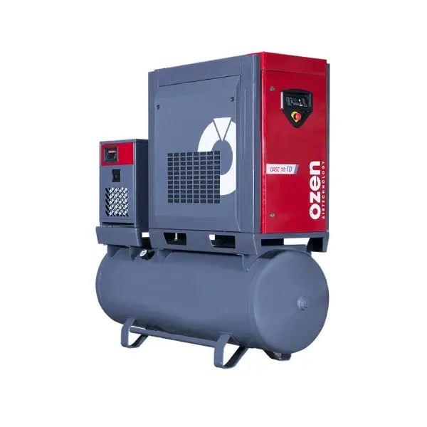 OZEN OASC 18 Td: Energy Efficient Tank-Mounted Rotary Screw Compressor