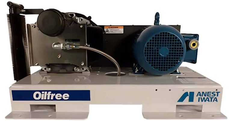 Anest Iwata SLB-10 Base Mount Oilless Scroll Compressor - Compressor Now
